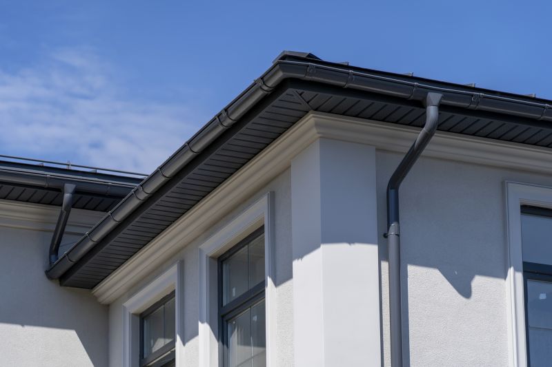 Gutter System on Multi-Story Home